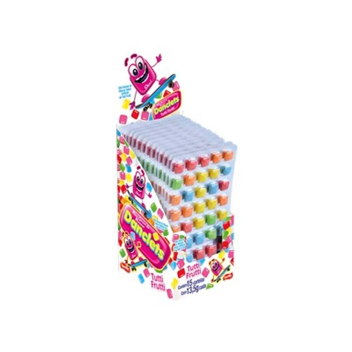 Chiclete Danclets Mini Goma Tutti Frutti 13,5g - Atacado Vila Nova ...