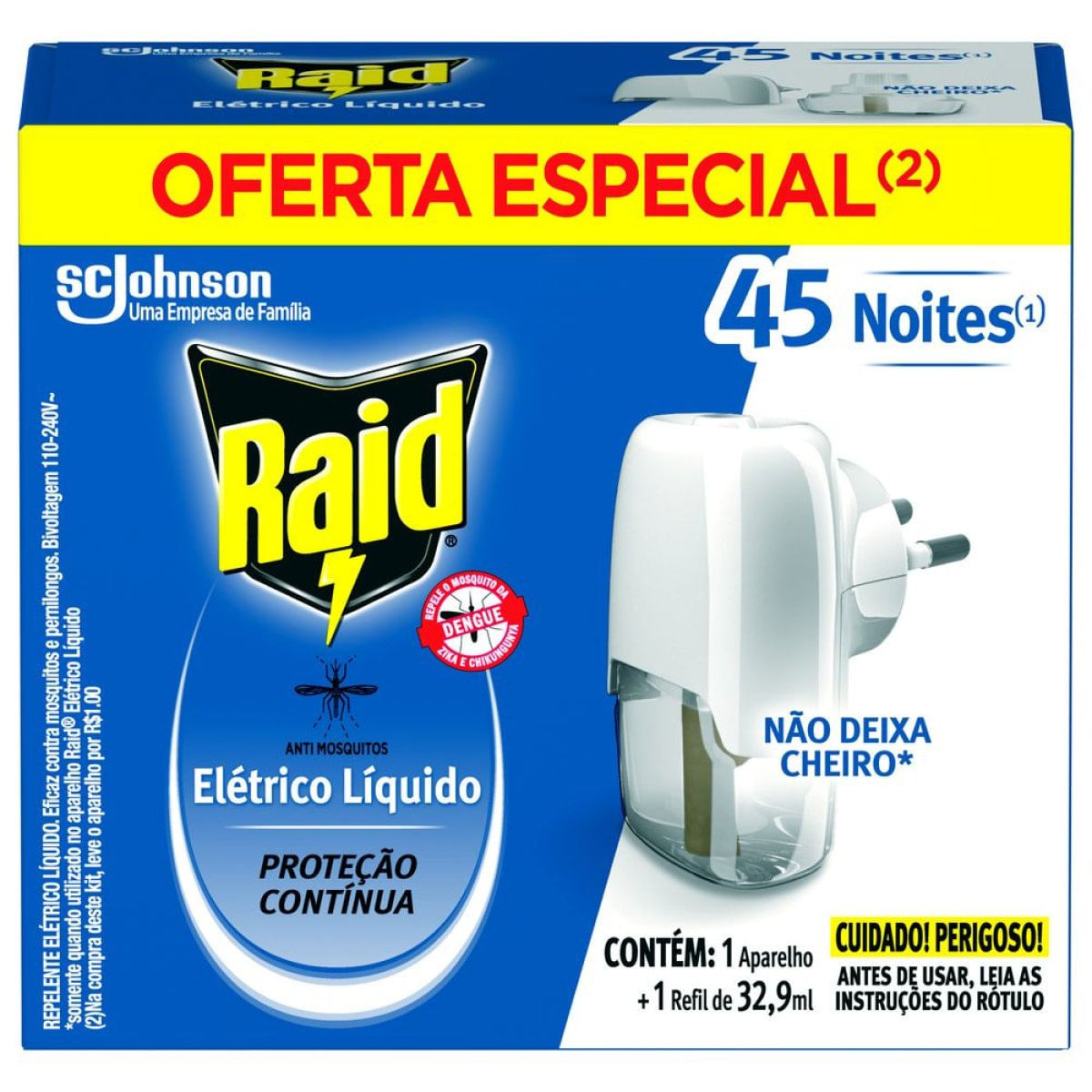 Inseticida Aerossol Raid Multi-insetos Base Água 285ml - Atacado Vila ...
