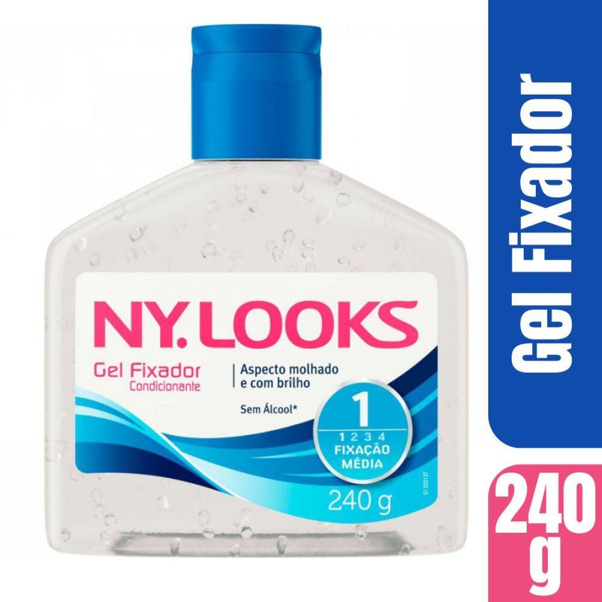 Gel Fixador Nylooks Incolor Fat 1 240g - Atacado Vila Nova - Vilanova